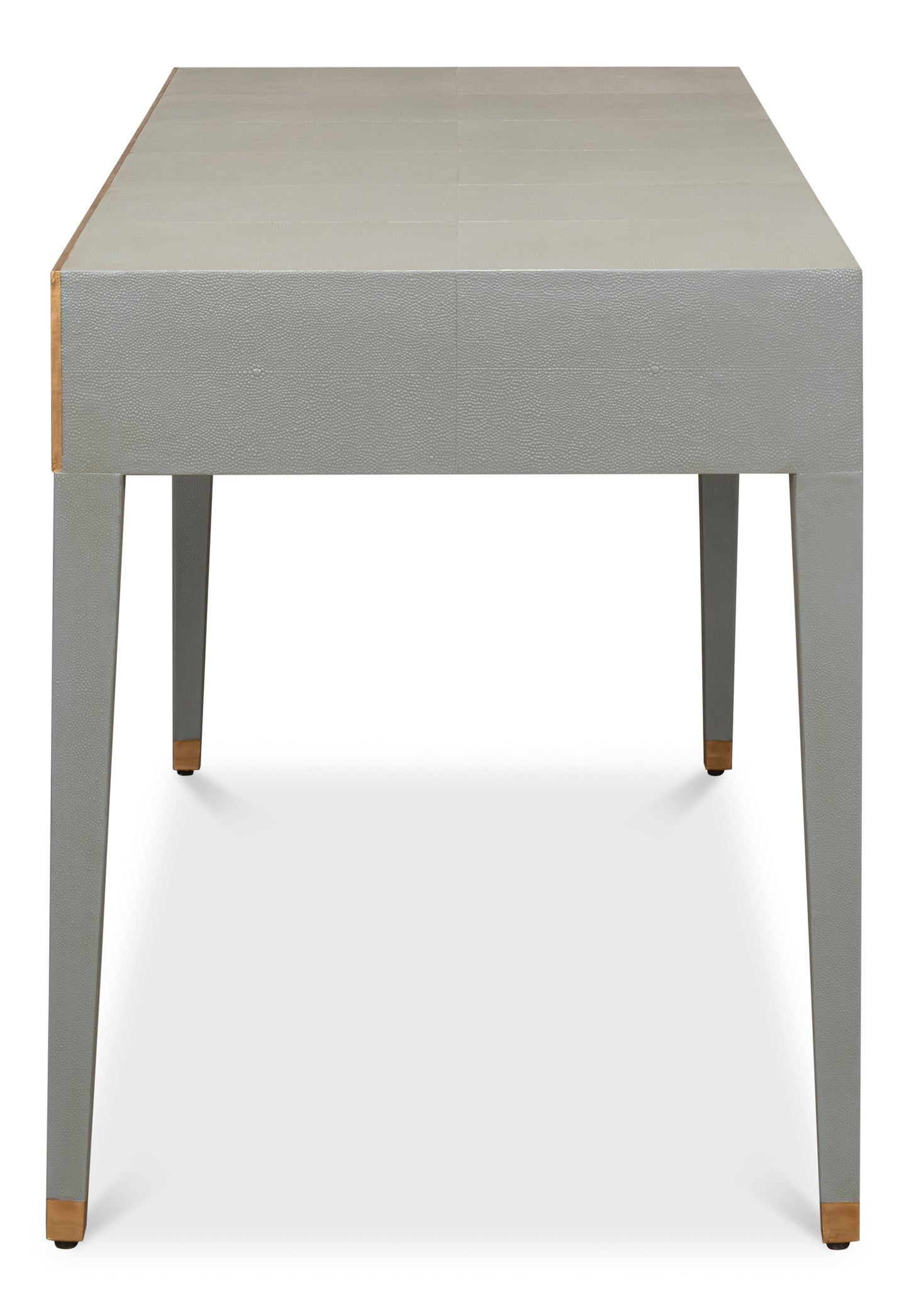Gabriella Shagreen Desk/Table, Storm Grey