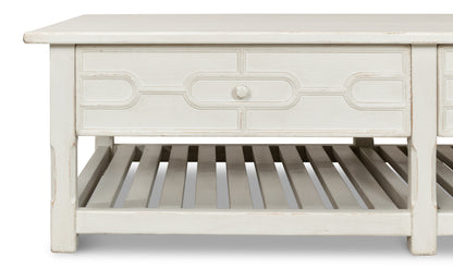 Isla Coffee Table, Antique White