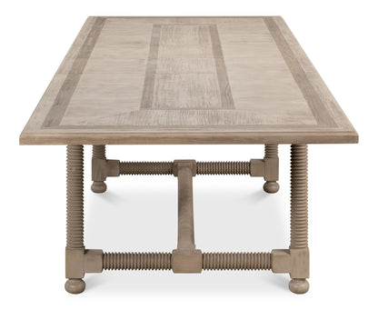 Jurow Equestrian Dining Table, Barn Grey