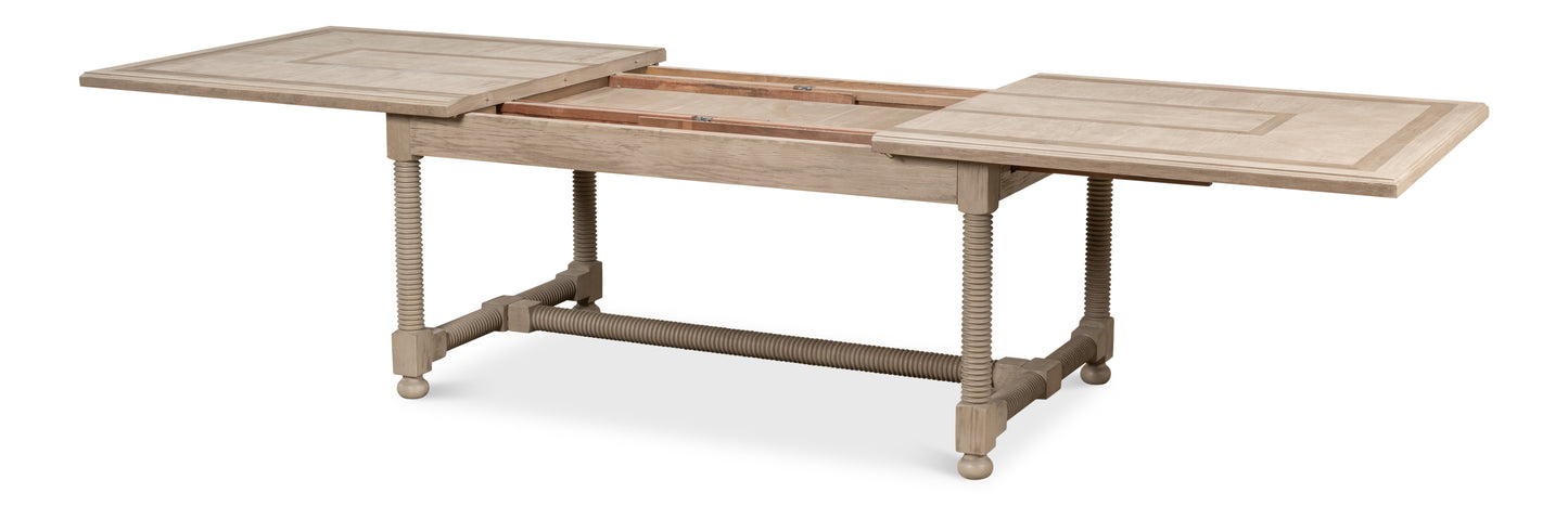 Jurow Equestrian Dining Table, Barn Grey