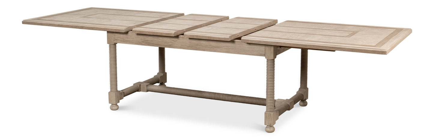 Jurow Equestrian Dining Table, Barn Grey