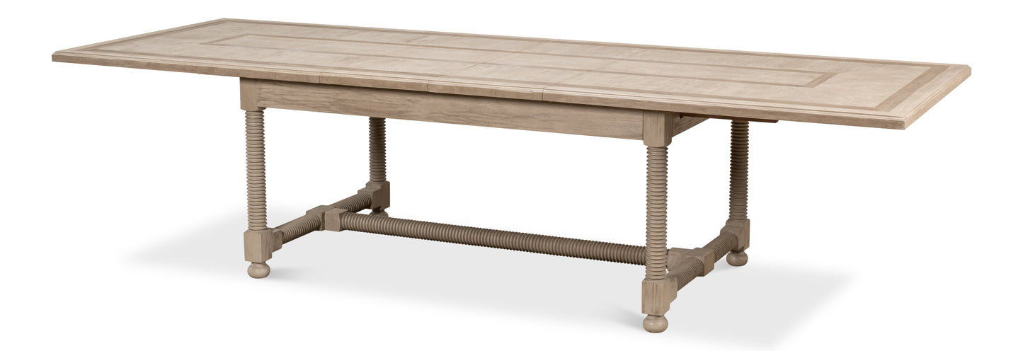Jurow Equestrian Dining Table, Barn Grey