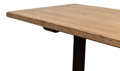 Decan Dining Table with Iron Base