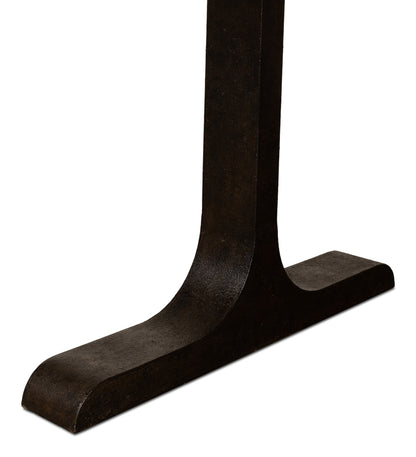 Decan Dining Table with Iron Base