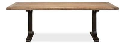 Decan Dining Table with Iron Base