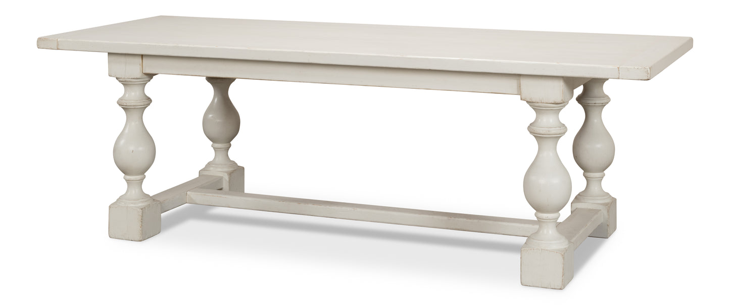Owen Dining Table, Antique White