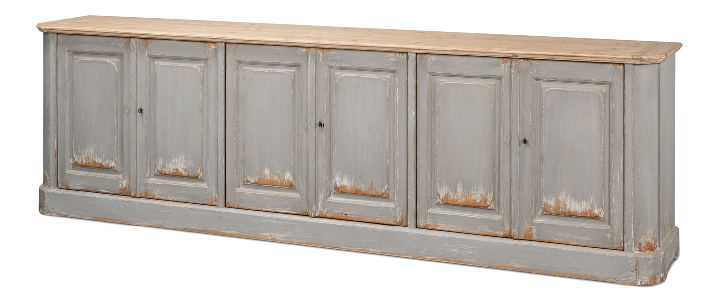 Karlsson Antique Swedish Grey Sideboard