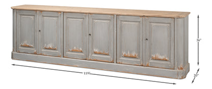 Karlsson Antique Swedish Grey Sideboard