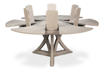 Casual Jupe Dining Table, Moonskin, Medium