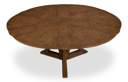 Casual Jupe Dining Table, Light Mink, Large