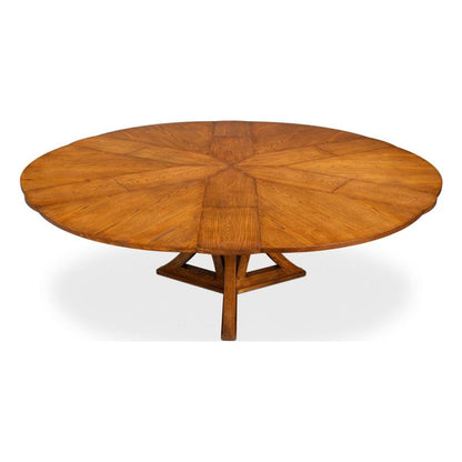 Casual Jupe Dining Table, Tobacco Brown, Large