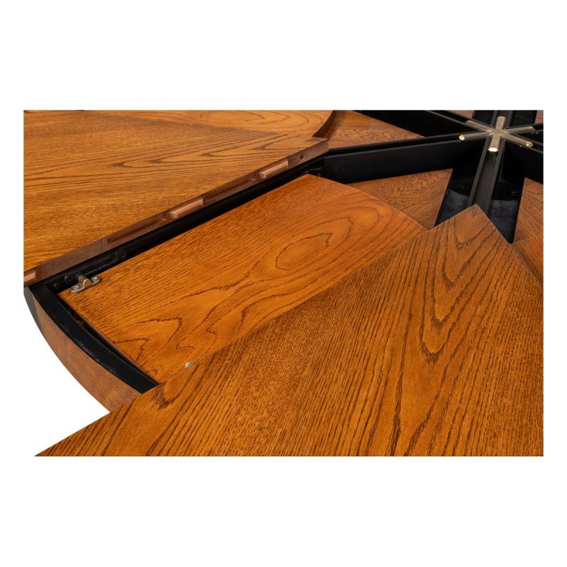 Casual Jupe Dining Table, Tobacco Brown, Large