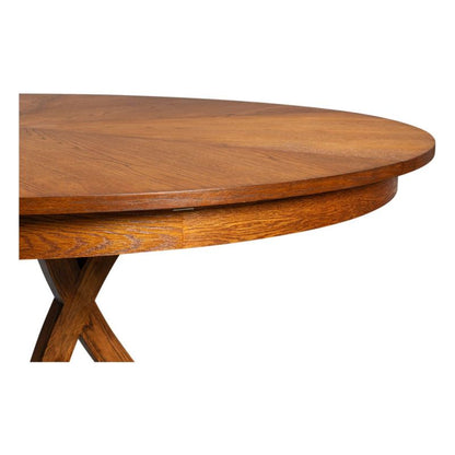 Casual Jupe Dining Table, Tobacco Brown, Large