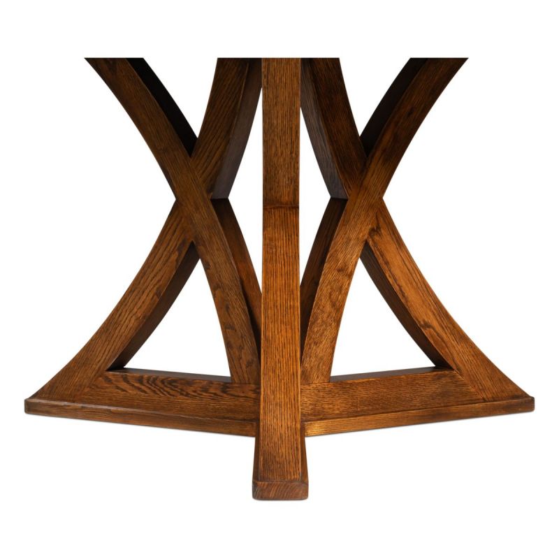 Casual Jupe Dining Table, Tobacco Brown, Large