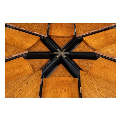 Casual Jupe Dining Table, Tobacco Brown, Large