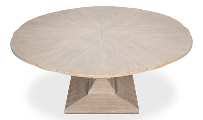 Kelso Equestrian Dining Table, Moonskin, Medium