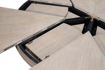 Kelso Equestrian Dining Table, Moonskin, Medium