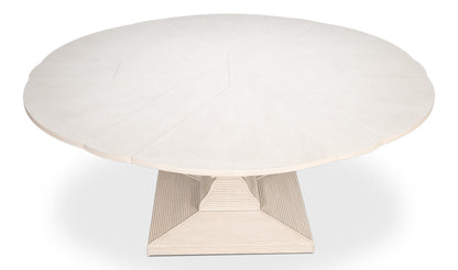 Kelso Equestrian Dining Table, White, Large
