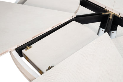 Kelso Equestrian Dining Table, White, Large