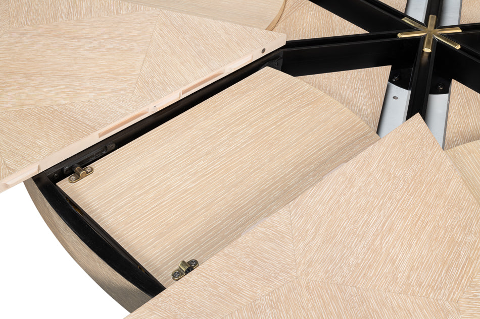 Giselle Jupe Table, Medium, Bleached Oak