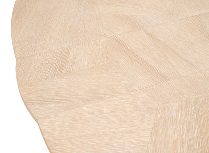 Giselle Jupe Table, Medium, Bleached Oak