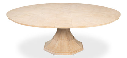 Giselle Jupe Table, Medium, Bleached Oak
