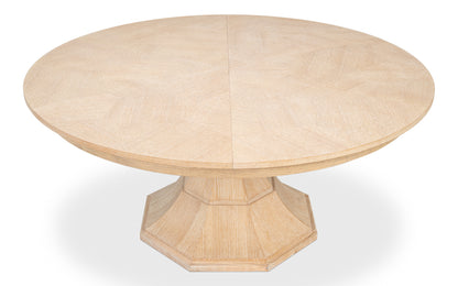 Giselle Jupe Table, Medium, Bleached Oak