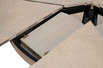 Giselle Jupe Table, Medium, Moonskin