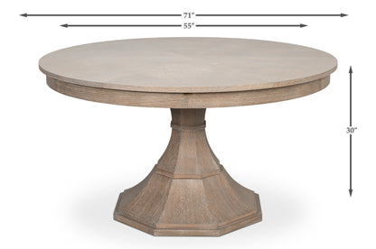 Giselle Jupe Table, Medium, Moonskin