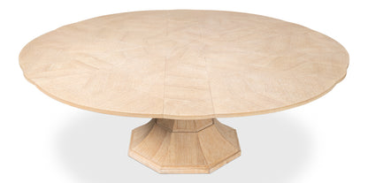 Giselle Jupe Table, Large, Bleached Oak