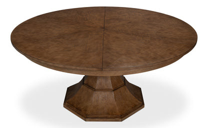 Giselle Jupe Dining Table, Large, Light Mink