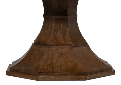 Giselle Jupe Dining Table, Large, Light Mink