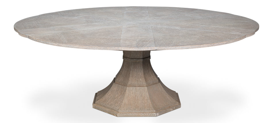 Giselle Jupe Table, Large, Moonskin