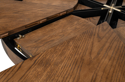 Tower Jupe Dining Table, Medium, Light Mink