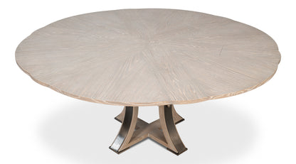 Tower Jupe Dining Table, Medium, Moonskin