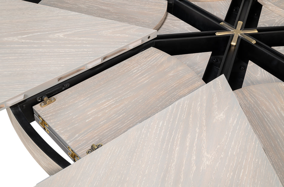 Tower Jupe Dining Table, Medium, Moonskin