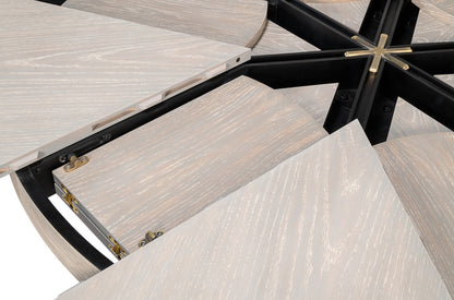 Tower Jupe Dining Table, Medium, Moonskin