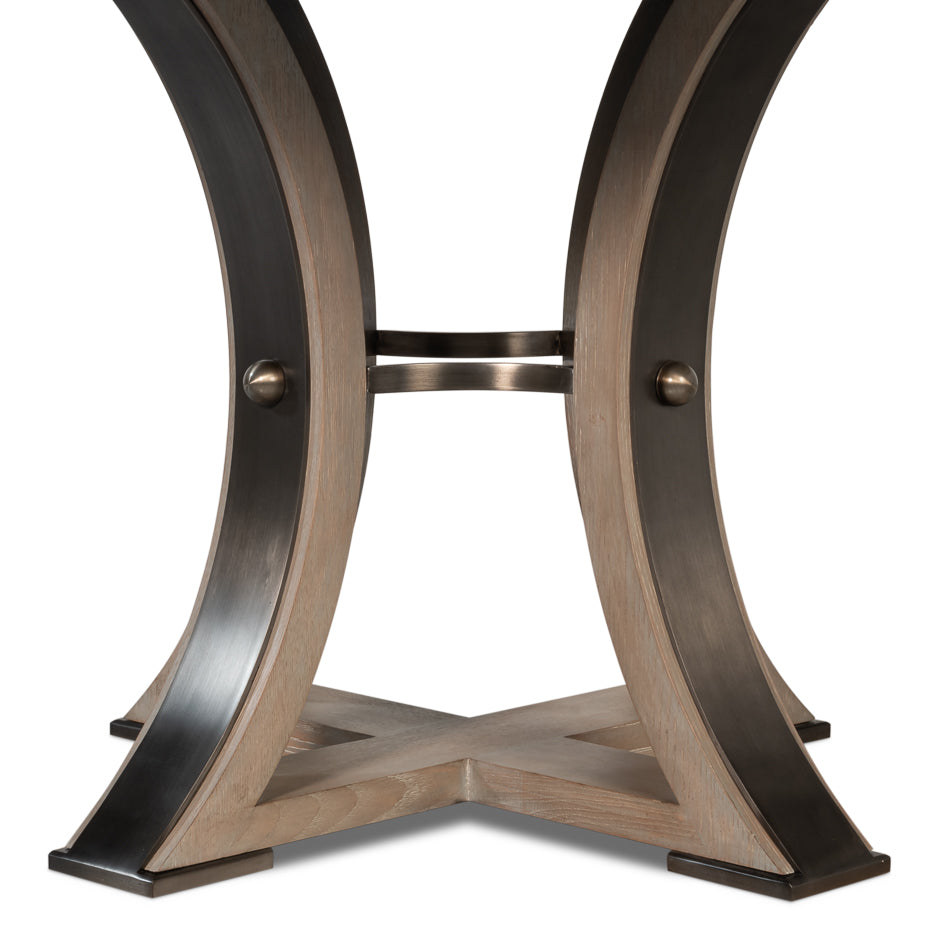 Tower Jupe Dining Table, Medium, Moonskin