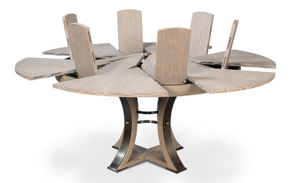 Tower Jupe Dining Table, Medium, Moonskin