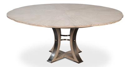 Tower Jupe Dining Table, Medium, Moonskin