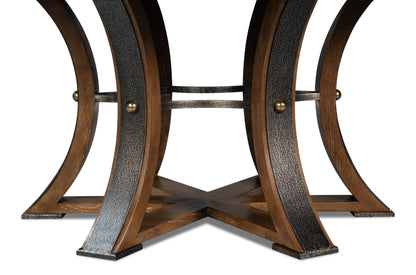 Tower Jupe Dining Table, Large, Light Mink