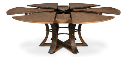 Tower Jupe Dining Table, Large, Light Mink