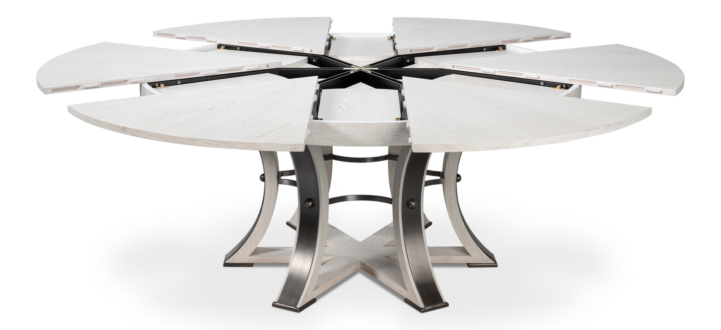 Tower Jupe Dining Table, Large, Working White