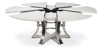 Tower Jupe Dining Table, Large, Working White