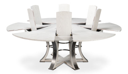 Tower Jupe Dining Table, Large, Working White