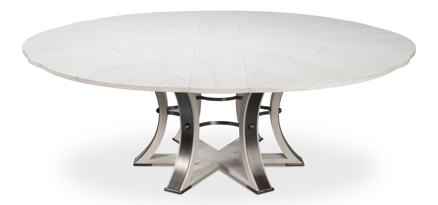 Tower Jupe Dining Table, Large, Working White