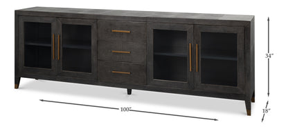 Desmond Sideboard, Shagreen, Antique Grey