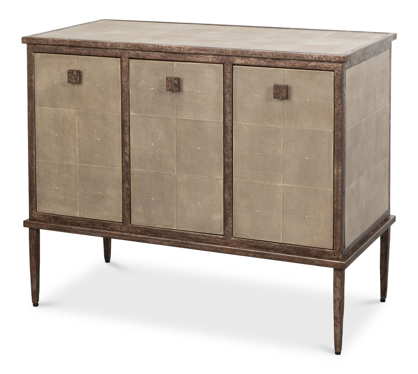 Roland Sideboard Shagreen, Charcoal Grey