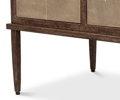 Roland Sideboard Shagreen, Charcoal Grey