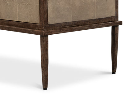Roland Sideboard Shagreen, Charcoal Grey
